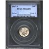 1917-S 10C MS66 Full Bands PCGS. Light slate-gray and yellow-gold colors. A nicely struck Gem that h