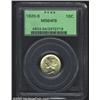 1920-S 10C MS64 Full Bands PCGS. Somewhat variegated golden grey patina. Only a few small wispy abra