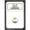 1924 10C MS65 Full Bands NGC. A lustrous Gem with light apricot patina and an impressive strike. The