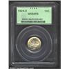 1924-D 10C MS64 Full Bands PCGS. Light gold patina, with a hint of blue-violet color at 3 o'clock on