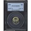 1925 10C MS65 Full Bands PCGS. Well struck and flashy Gem that has a few streaks of golden-brown col