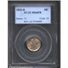 1925-D 10C MS64 Full Bands PCGS. Lustrous and beautifully preserved with rich lilac and dove-gray co