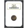 1926 10C MS66 NGC. Deep and iridescent orange, sea-green, and violet patina. A lustrous Gem that has