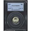 1927 10C MS65 Full Bands PCGS. Lustrous with virtually no coloration. Good full band detail and esse
