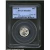 1935-D 10C MS66 Full Bands PCGS. A brilliant and lustrous Gem with immaculate surfaces. A few of the
