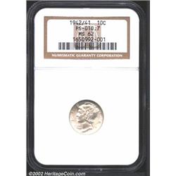 1942/1 10C MS62 NGC. A lustrous and brilliant representative that has a good strike, although the ce