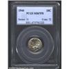 1944 10C MS67 Full Bands PCGS. This richly frosted Superb Gem is richly toned in overlapping swirls.
