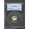 1942 10C PR67 PCGS. The borders offer richly speckled yellow-green and champagne-gold patina. A razo