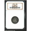 1876 20C PR64 NGC. Undeniably original, the uniformly reflective surfaces are bathed in cobalt-blue.
