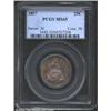 1857 25C MS65 PCGS. The 1857 is one of the more frequently encountered No Motto Quarters and is occa