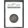 1907-O 25C MS64 ANACS. Gorgeously toned with bands of cobalt-blue, golden-brown, and lavender patina