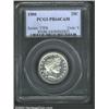 1900 25C PR64 Cameo PCGS. The obverse is speckled with russet patina. A well struck near-Gem that ha