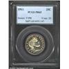 1911 25C PR65 PCGS. The obverse has light rose-gold color, while the reverse has splendid aqua-blue.