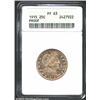 1915 25C PR63 ANACS. Richly toned with variegated streaks of gold patina on the obverse, while the r