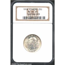 1916 25C MS64 Full Head NGC. The first-year 1916 is a Standing Liberty Quarter that is usually well.