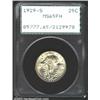 Image 1 : 1929-S 25C MS65 Full Head PCGS. Wispy gold and russet patina. A lustrous Gem that has a nice strike.
