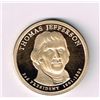Image 1 : Thomas Jefferson Proof Presidential Dollar