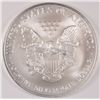 Image 2 : 2007 AMERICAN SILVER EAGLE, GEM BU, RIGHT FROM THE MINT TUBE,