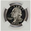 Image 2 : 1998-S WASHINGTON QUARTER NGC PF-70 ULTRA CAMEO