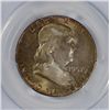 Image 2 : 1957 FRANKLIN HALF PCGS MS-66 BEAUTIFUL TONE