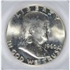 Image 2 : 1960 FRANKLIN HALF DOLLAR PCGS MS65