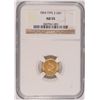 Image 1 : 1854 TYPE-2 GOLD DOLLAR, NGC AU-55  CHOICE!