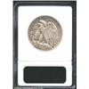 Image 2 : 1921-S 50C XF40 ANACS. This originally preserved example is overlaid in silver-gray shades with the.
