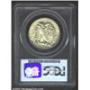 Image 2 : 1929-D 50C MS64 PCGS. A lustrous and immaculately preserved near-Gem that has light gold and blue-vi