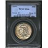 1934 50C MS66 PCGS. Speckled yellow-green patina. A lustrous Gem with an extraordinary strike and ex