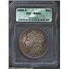Image 1 : 1880-S S$1 MS66 ICG. Dense sea-green and blue-violet patina. A lustrous Gem with a razor-sharp strik
