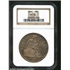 Image 1 : 1846 S$1 MS64 NGC. Seated Dollars are quite scarce as a type, and the 1846 is no exception. The grea