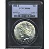 Image 1 : 1922-D S$1 MS66 PCGS. Sharply struck with bright luster and a dash of golden toning. The surfaces, w