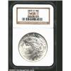 Image 1 : 1923-D S$1 MS65 NGC. Nice white mint luster with sharp definition. The surfaces exhibit only a few l
