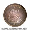 1885 50C PR66 NGC. Ex: P. Kaufman. A mere 5,200 business strike Half Dollars emerged from the presse
