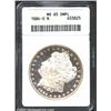 1884-O S$1 MS65 Deep Mirror Prooflike ANACS. VAM-6. Top 100 Variety. The mintmark is boldly repunche