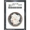 1884-O/O S$1 MS65 Deep Mirror Prooflike ANACS. VAM-6. Top 100 Variety. Incredibly deep, watery field