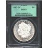 Image 1 : 1893-CC S$1 MS63 PCGS. The 1893-CC started as a low mintage issue with just 677,000 pieces produced.