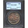 Image 1 : 1899-O S$1 MS65 PCGS. Deep copper-gold and sea-green patina. Lustrous despite the outrageously vivid