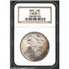 Image 1 : 1900 S$1 MS65 NGC. A lustrous and well struck Gem that has an intense band of electric-blue and rose
