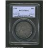 1795 50C MS62 PCGS. O-116, R.3. Even, medium gray fields contrasting nicely with the lighter gray de