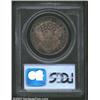 Image 2 : 1807 50C Draped Bust AU53 PCGS. O-105, R.2. Deep gray and blue toning covers most of each side with.