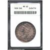 1830 50C Small 0 MS62 ANACS. O-115, R.2. Lovely gray-lilac patina. Well struck in the centers and on