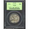 1834 50C Large Date, Large Letters MS60 PCGS. O-103, R.2. Surprisingly lustrous for the grade, the c