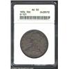 1834 50C Small Date, Small Letters AU50 ANACS. O-121, High R.2. Dense lavender patina, with some ele