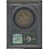 Image 2 : 1836 50C Reeded Edge XF45 PCGS. Deep peripheral sea-green patina, while tan-gold color outlines the.