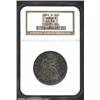 1851-O 50C AU58 NGC. The surfaces have mottled silver-gray and maroon patina. A well struck example.