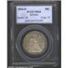 Image 1 : 1854-O 50C Arrows MS64 PCGS. A perfect coin for inclusion in a near-Gem type set, this olive-gray ex