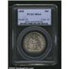 Image 1 : 1858 50C MS64 PCGS. A steel-gray near-Gem with rich luster and a few very wispy field distractions..