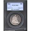 Image 1 : 1862 50C MS63 PCGS. Well struck except for the lowest portion of the eagle's left (facing) leg. The.