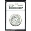 1877 50C MS60 ANACS. WB-103. Brilliant and sharply struck throughout. Important notice: We expect to